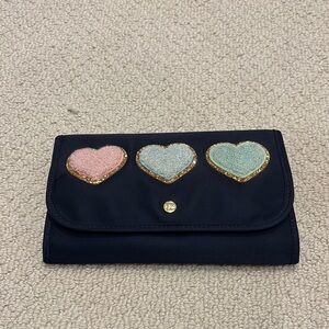 Stoney Clover Lane Blue jewelry roll